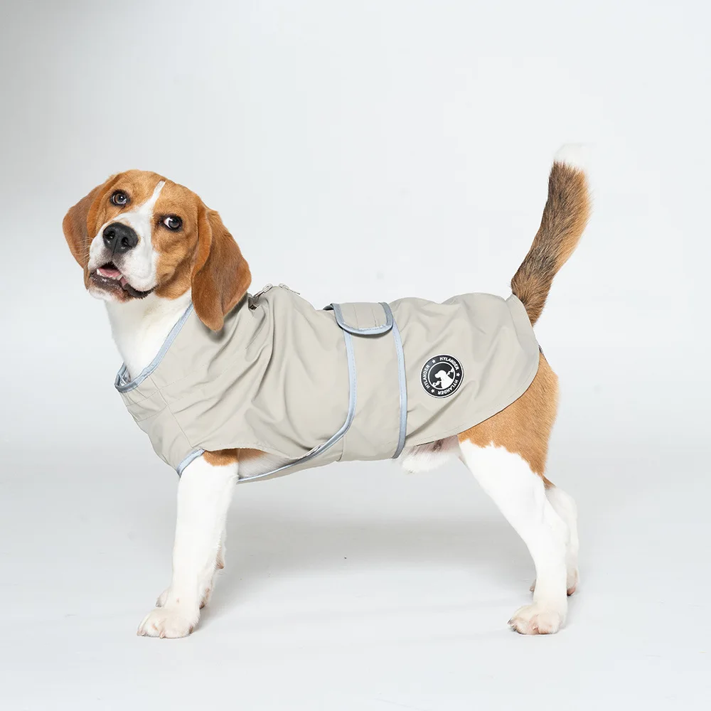 Reflective Collar Pet Waterproof Vest XS-8XL Large Dogs Raincoat Adjustable Belt Pet Clothes With 1005009946585099