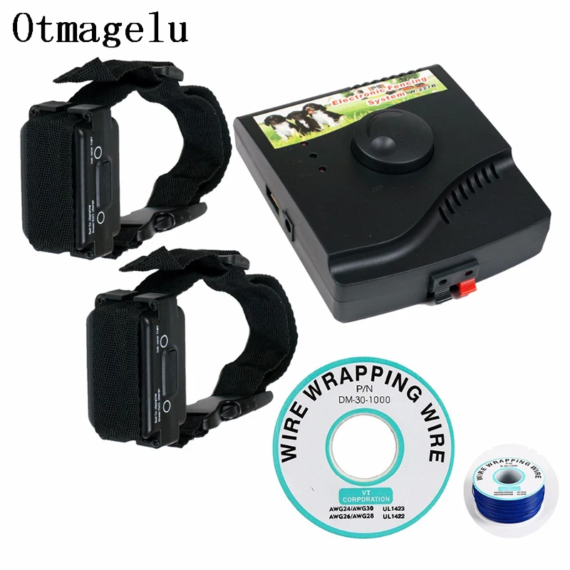 Waterproof Rechargeable Electronic Dog Fence Dog Training Collars Shock Collar Pet Containment 1005009947621932