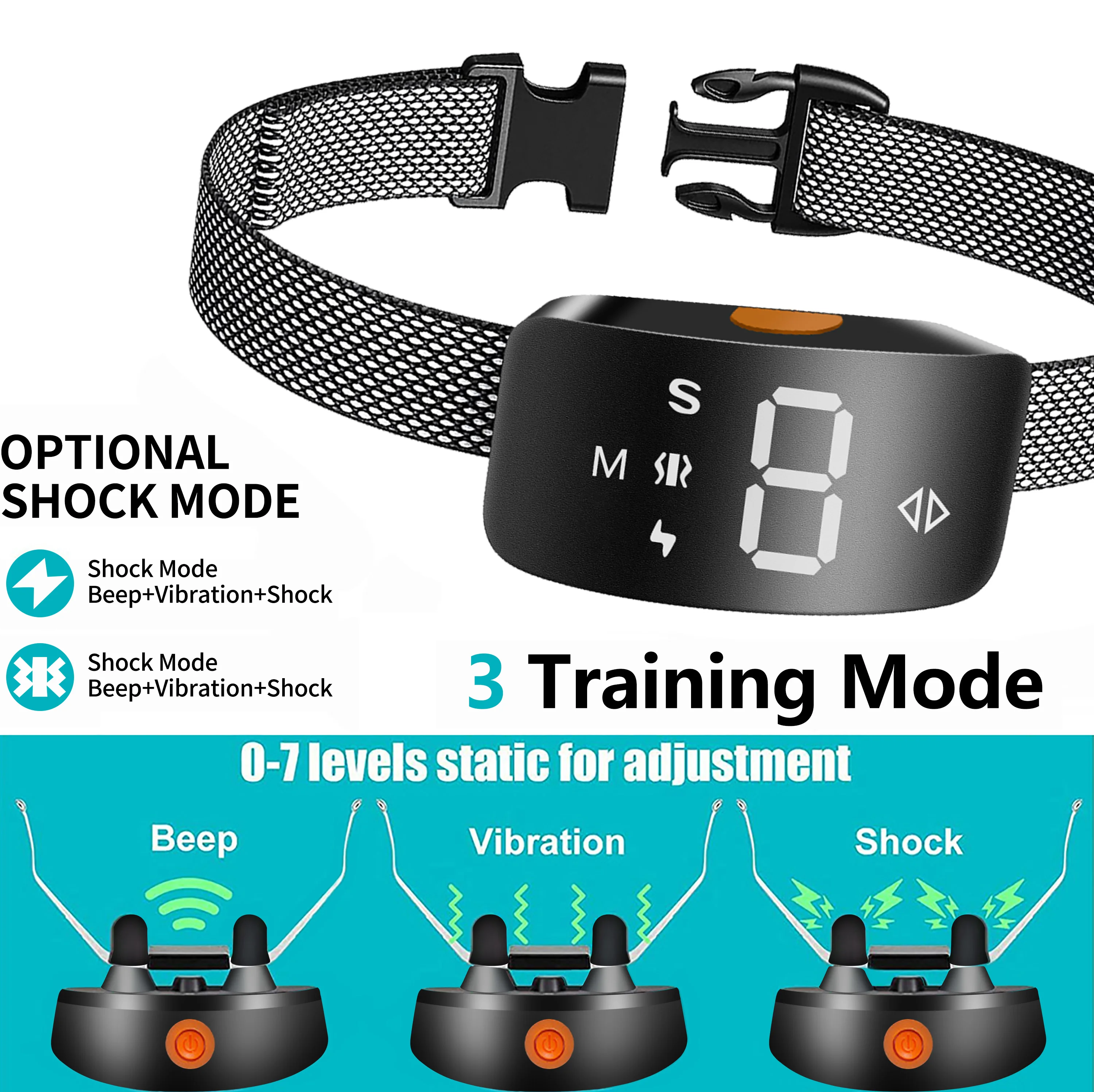 Dog Bark Collar for Large Medium Small Dogs Smart Bark Collar 1005009961264195