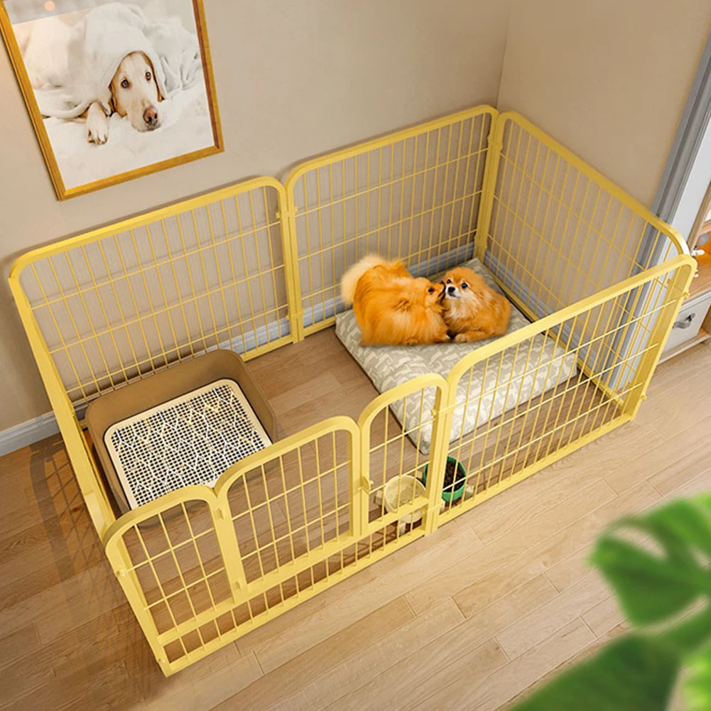 6 Panels Heavy Duty Dog Puppy Playpen Foldable Exercise Puppy Kennel Cage Heavy Duty Dog Cage for 1005009975775276