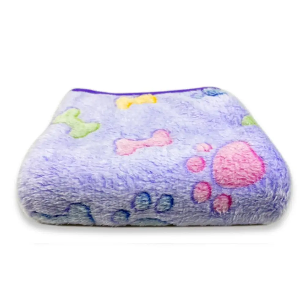 Soft Thick Multi-Color Optional Warm Dogs Cats Paw Flannel Blanket Fleece Blanket Pet Blanket 1005009992955167