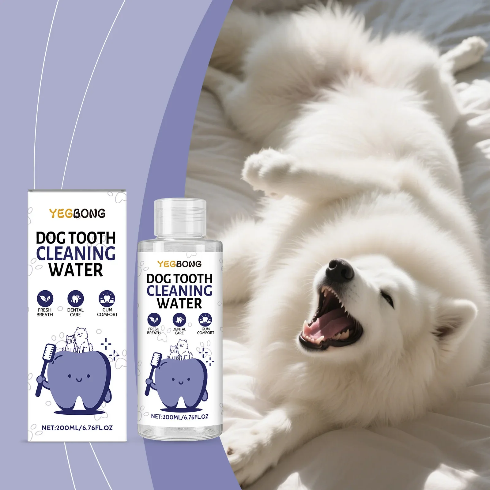 Drinkable Pet Water Additive Dental Care for Dogs Cats Natural Oral Hygiene Freshens Breath Removes 1005009993391332