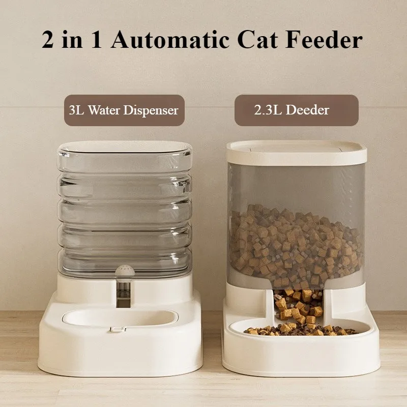 Gravity Pet Feeder and Water Dispenser Set Automatic Dog Dog for Dogs 1005010001383549