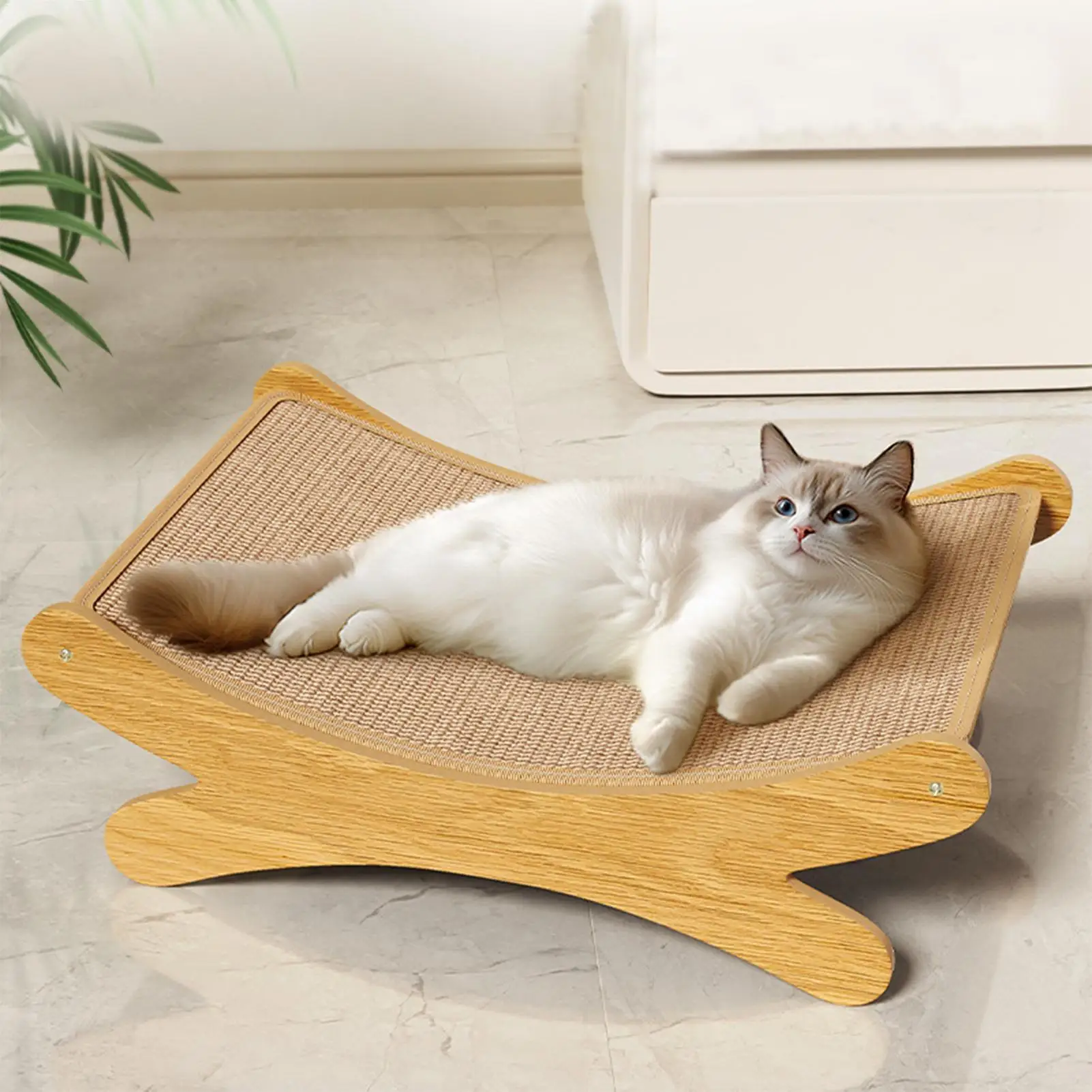 Cat Scratch Pad 2 in 1 Scratch Lounge Cat Bed Breathable Wear-Resistant Cat Lounge Bed Nest 1005010001457081