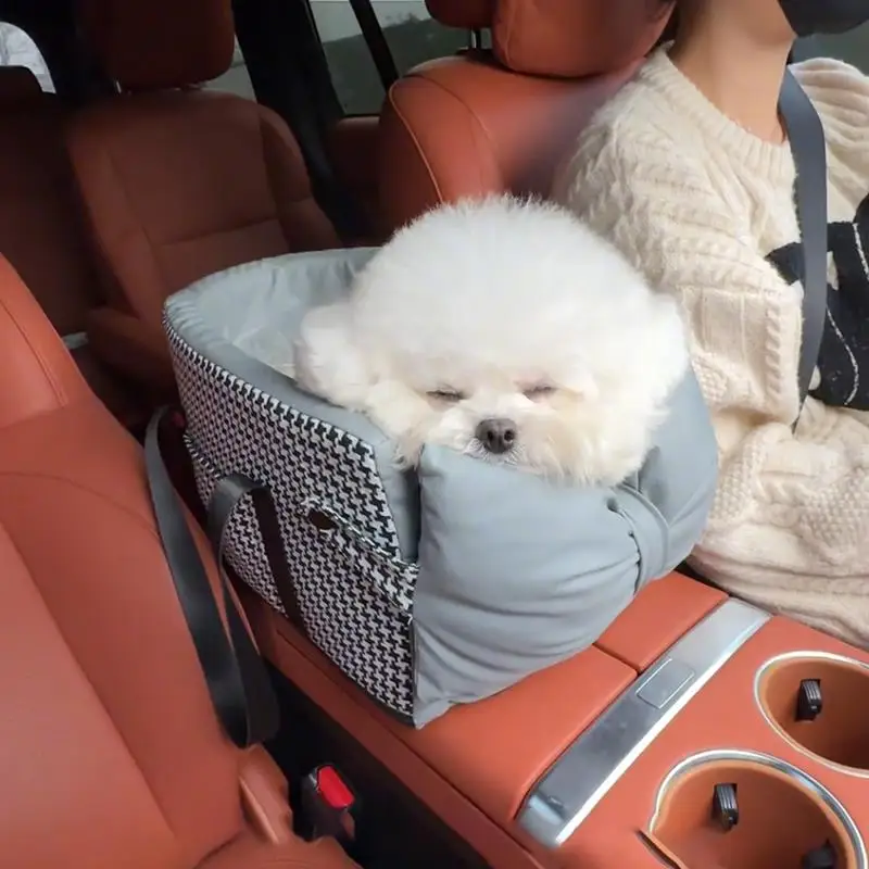 Portable Car Dog Kennel Teddy Bichon Small Safety Traveling Outdoors Long Distance Co-Pilot Pet 1005010003468972