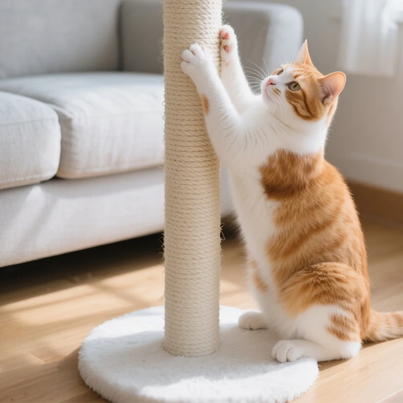 Cat Scratching Post for Cat Tree Tower DIY Cat Climbing Frame Replacement Post Sisal Rope Entangle 1005010009531581