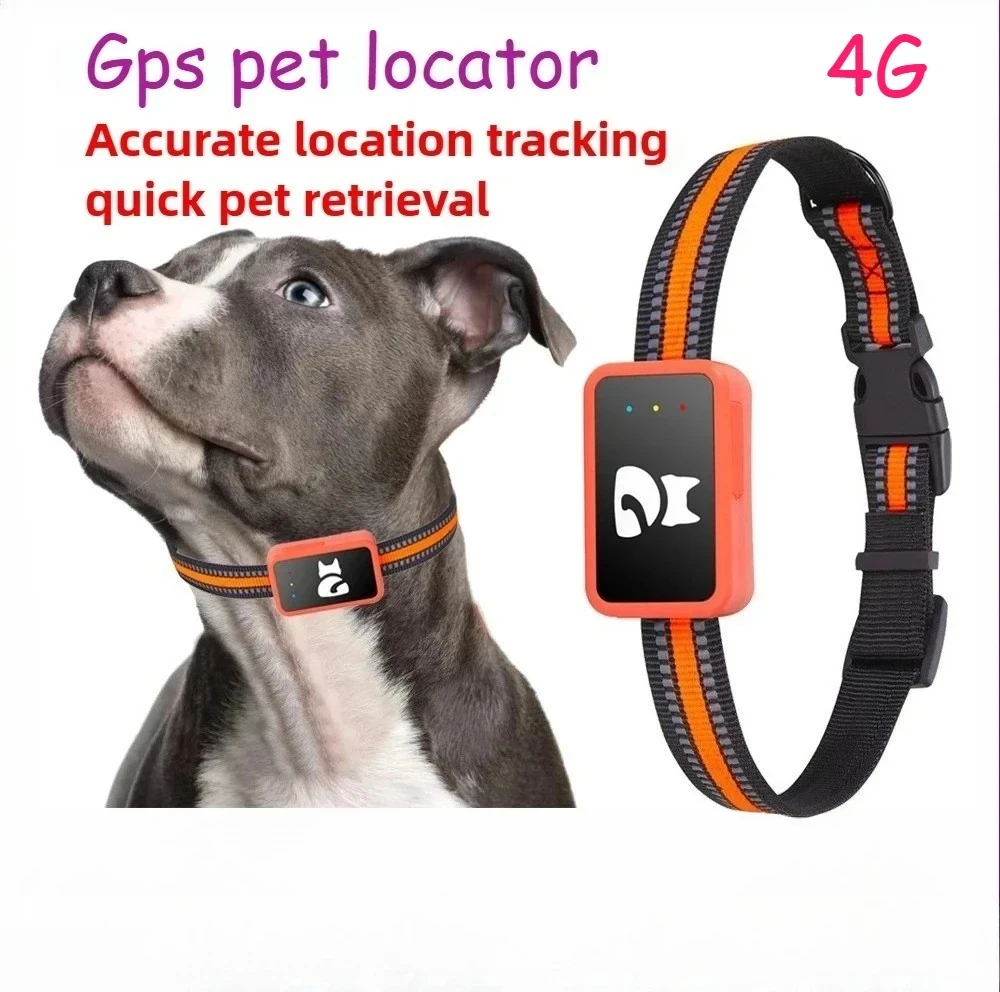 4G Smart Dog Collar Holder GPS Tracker for pet Waterproof Cat Tracking Device Pet Locator with Find 1005010010408491