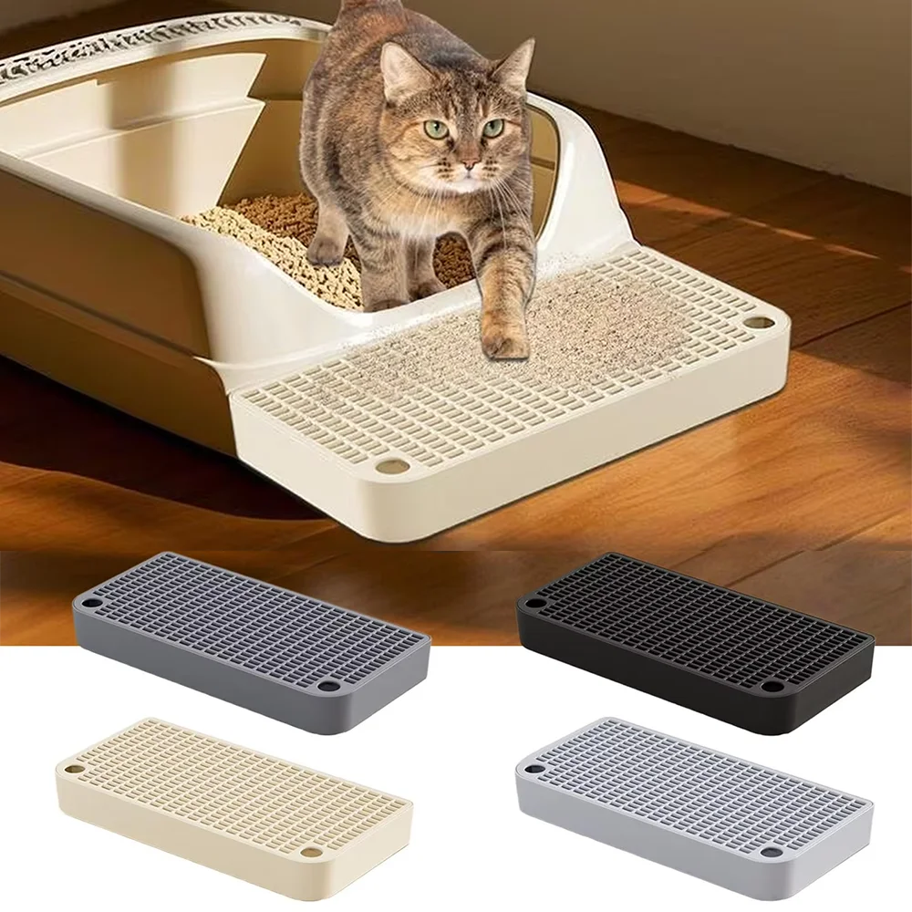 Litter Box Step Cat Litter Ramp with Filter Function Waterproof Home Kitten Toilet Ramp Pedal 1005010013553587