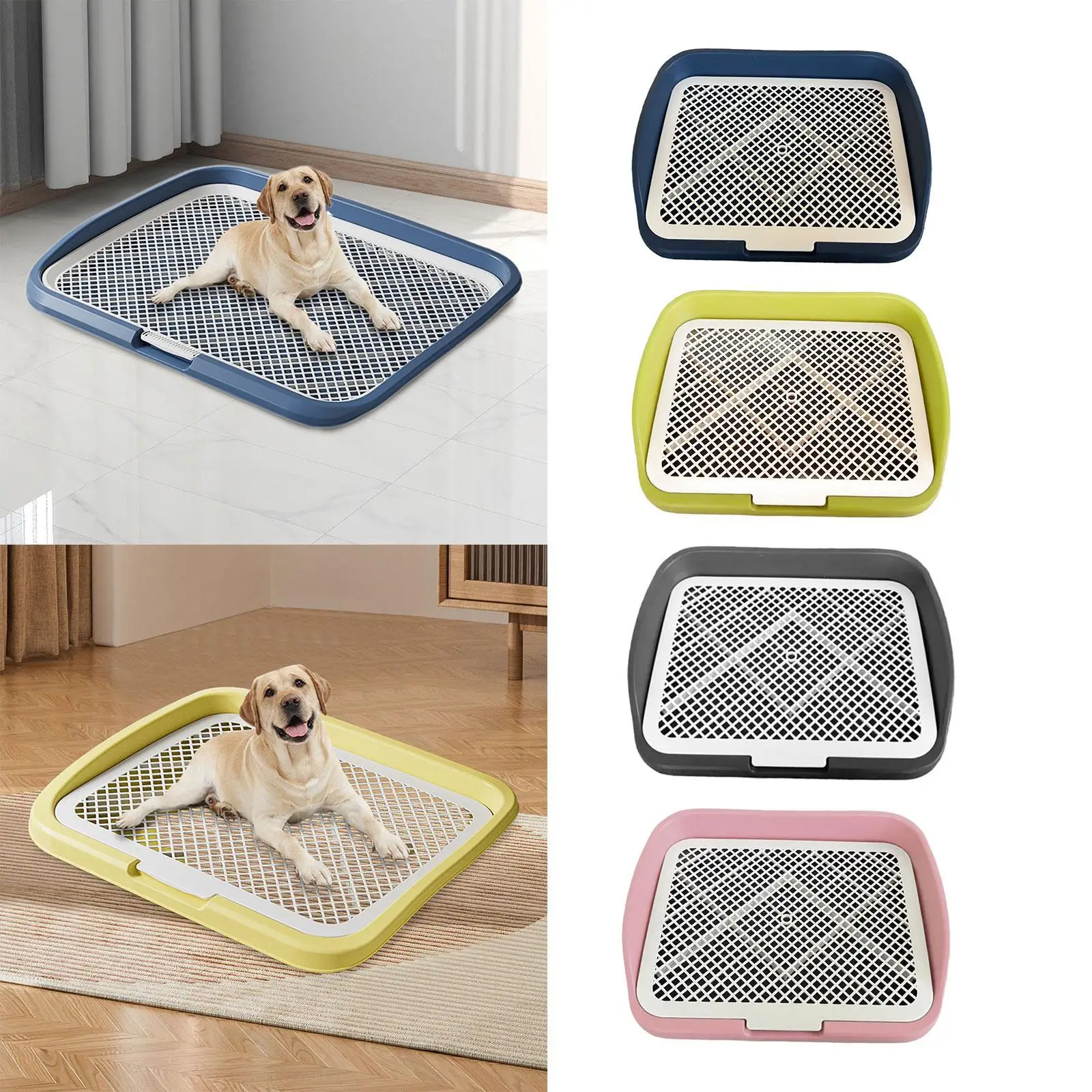 Dog Litter Box Training Tray Puppy Toilet Hygienic Box Made of Durable and 1005010016476662
