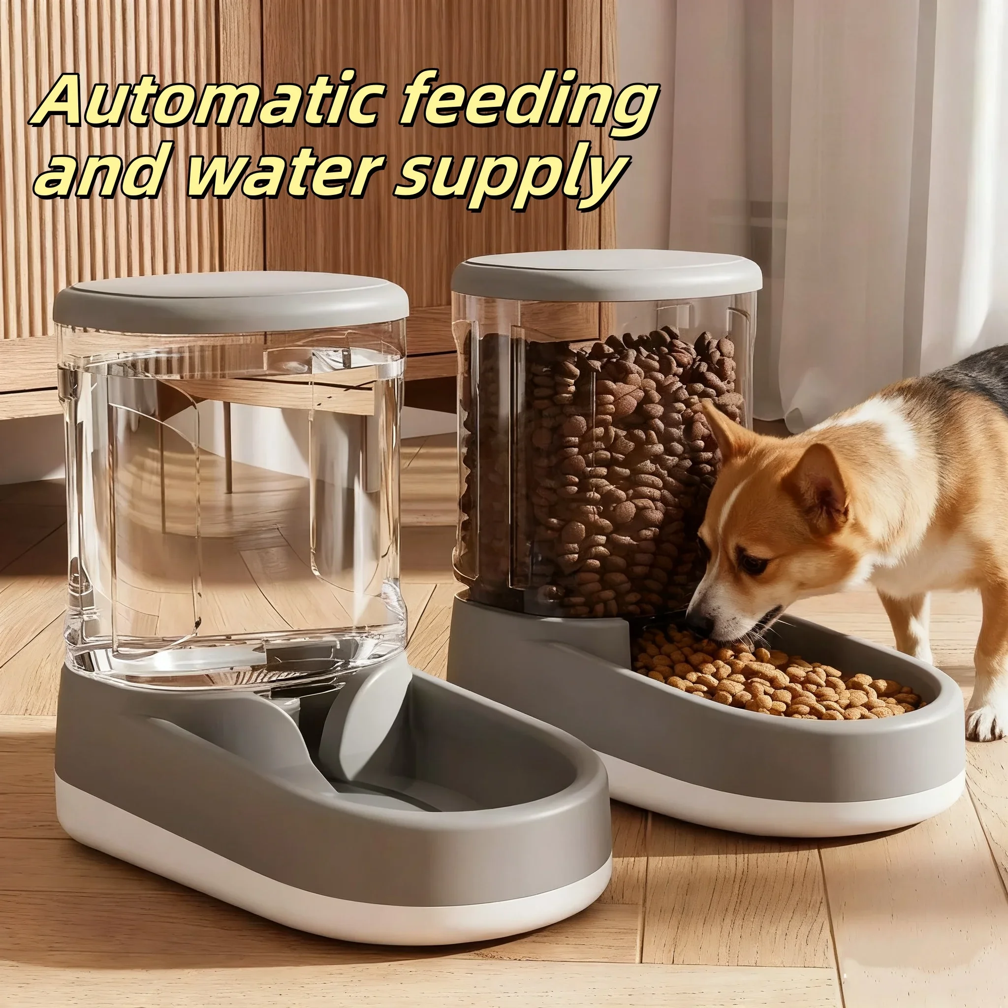 Cat Bowl Dog Bowl Large Capacity Dog Water Dispenser Continuous Water Supply Automatic Water Food 1005010016529351