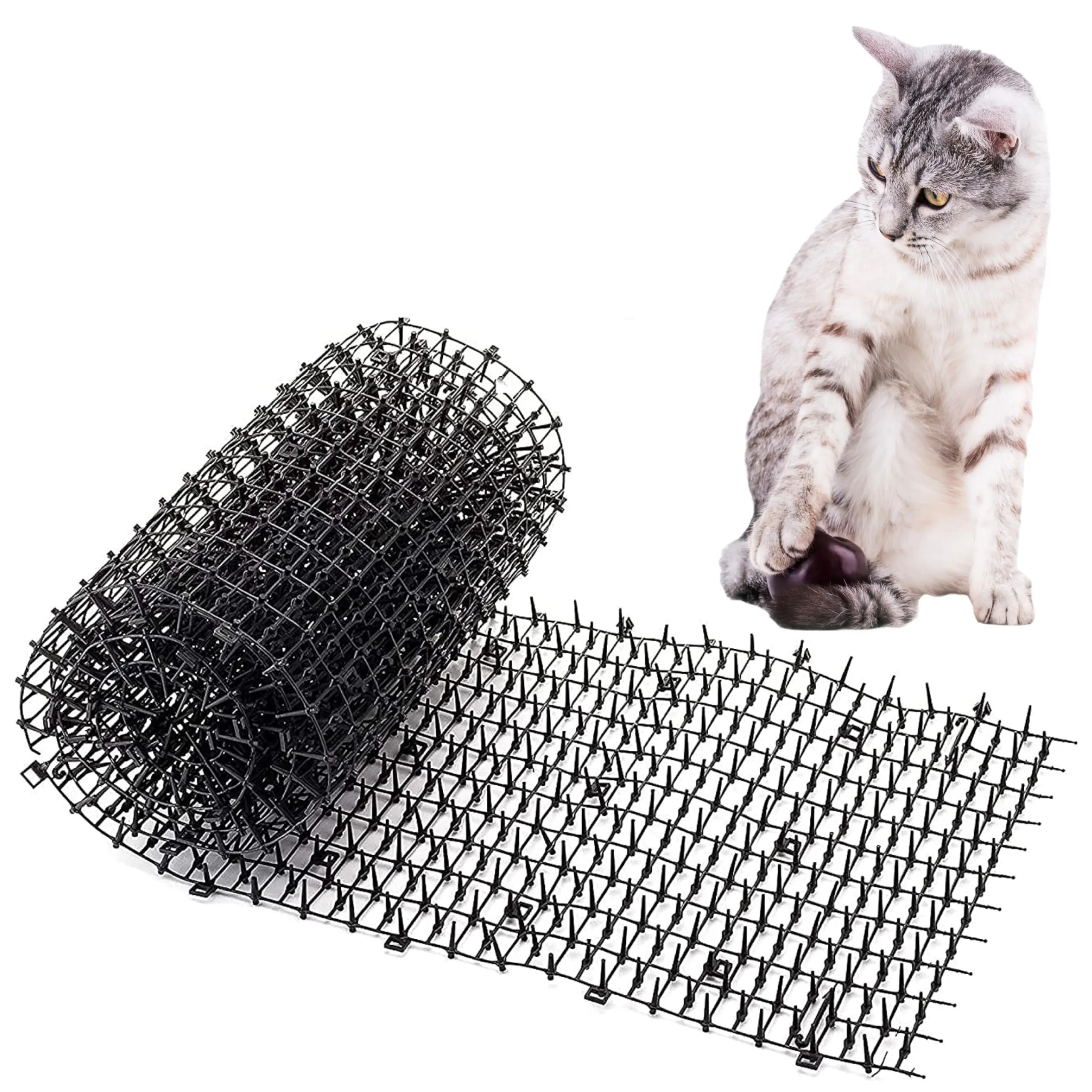 Cat Deterrent Mat Anti Cat Dog Network Repellent Training Plastic Spike Mat for Keeping Away Cats 1005010018370458