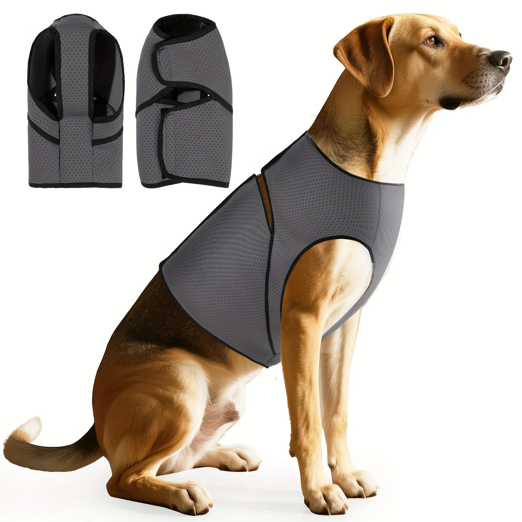 Dog Anxiety Vest for Separation Fear Breathable Shirt with Straps Durable Small Medium Largedogs 1005010019024037