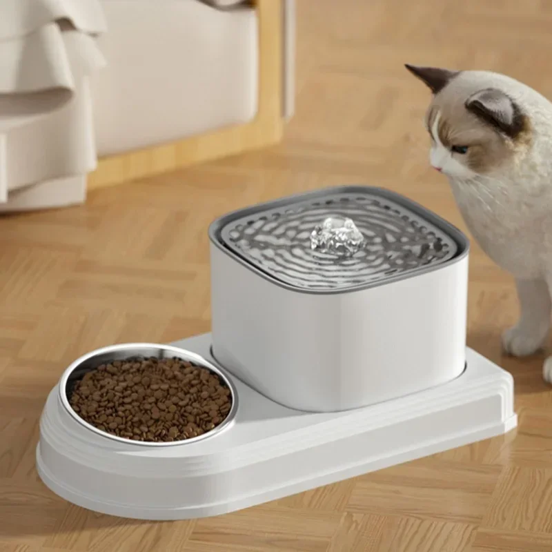 Automatic Pet Supply Dispenser Portable Bottle Shape Plastic Feeder Drinker Combo Water Food Bowl 1005010023830801