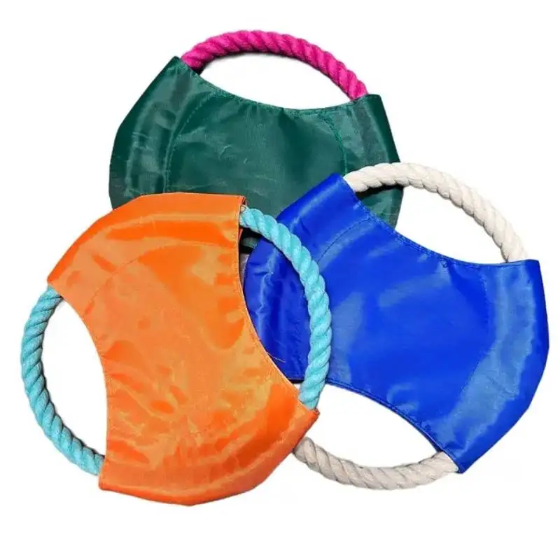 Dog Toy Pet Molar Bite-Resistant Frisbee for Small Medium Puppy Interaction Cleaning Teeth Chew Toys 1005010024084967
