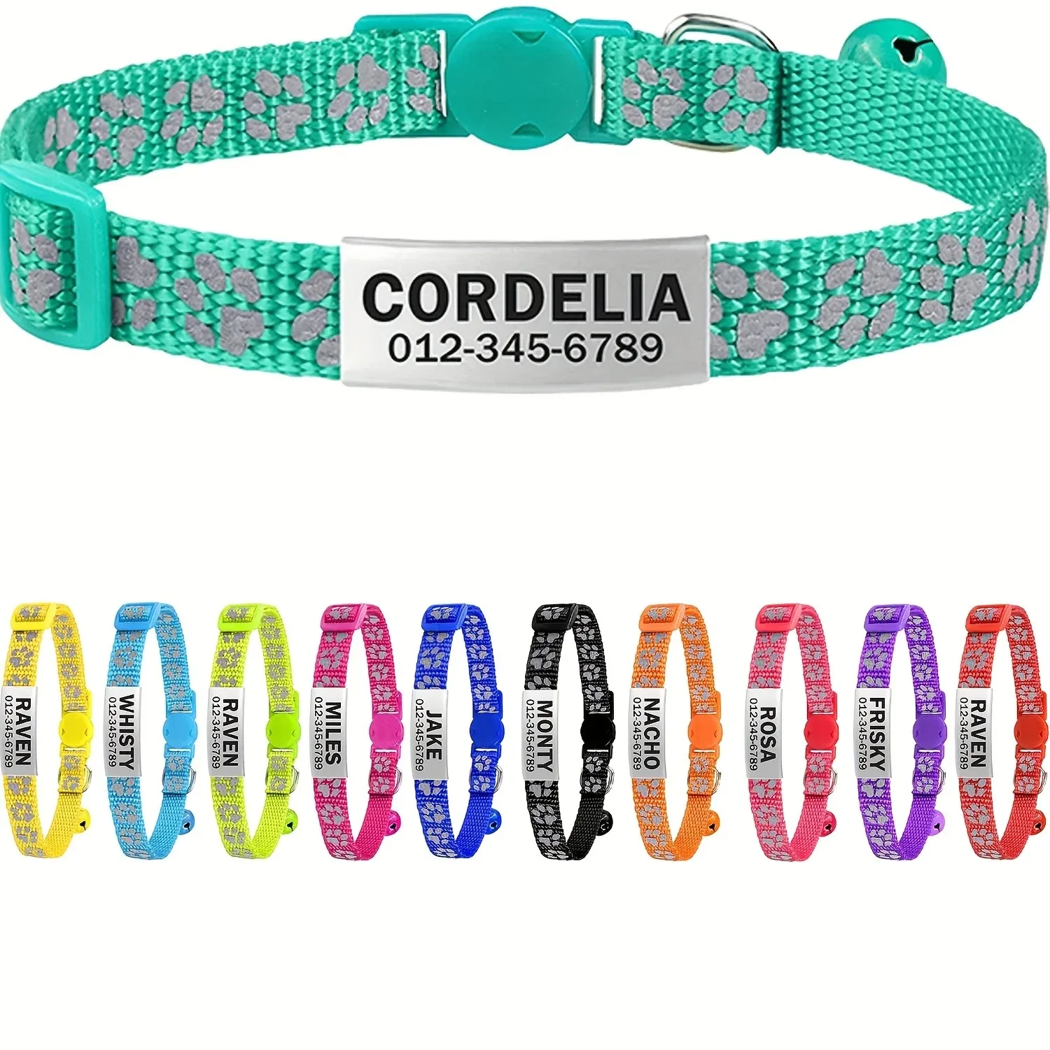 Custom Reflective Cat Collar 1005010024663587