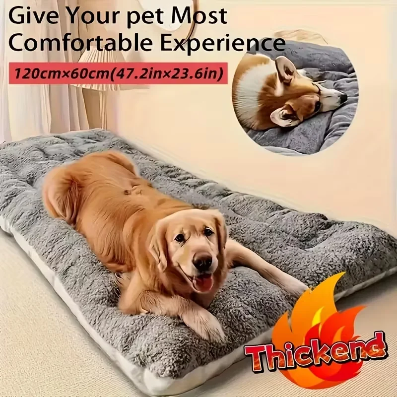 Winter Warm Thickened Multi-Size Pet Nest Pad Beds for Dogs Cats Cozy Cushion Cat Bed Mat Animals 1005010025783381