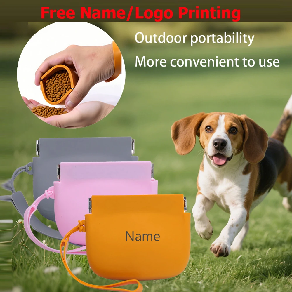 Free Name Printing Pet Dog Food Bag LOGO Personalized Printing Silicone Material Fade-Resistant Dog 1005010027883384