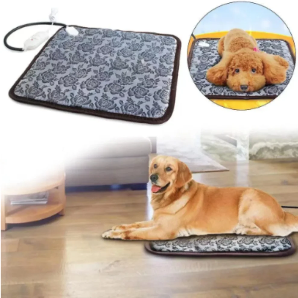 Pet Heated Mat Dog Temperature Adjustable Dog Heating Pad Waterproof Electric Heating Pad 3 1005010032434420