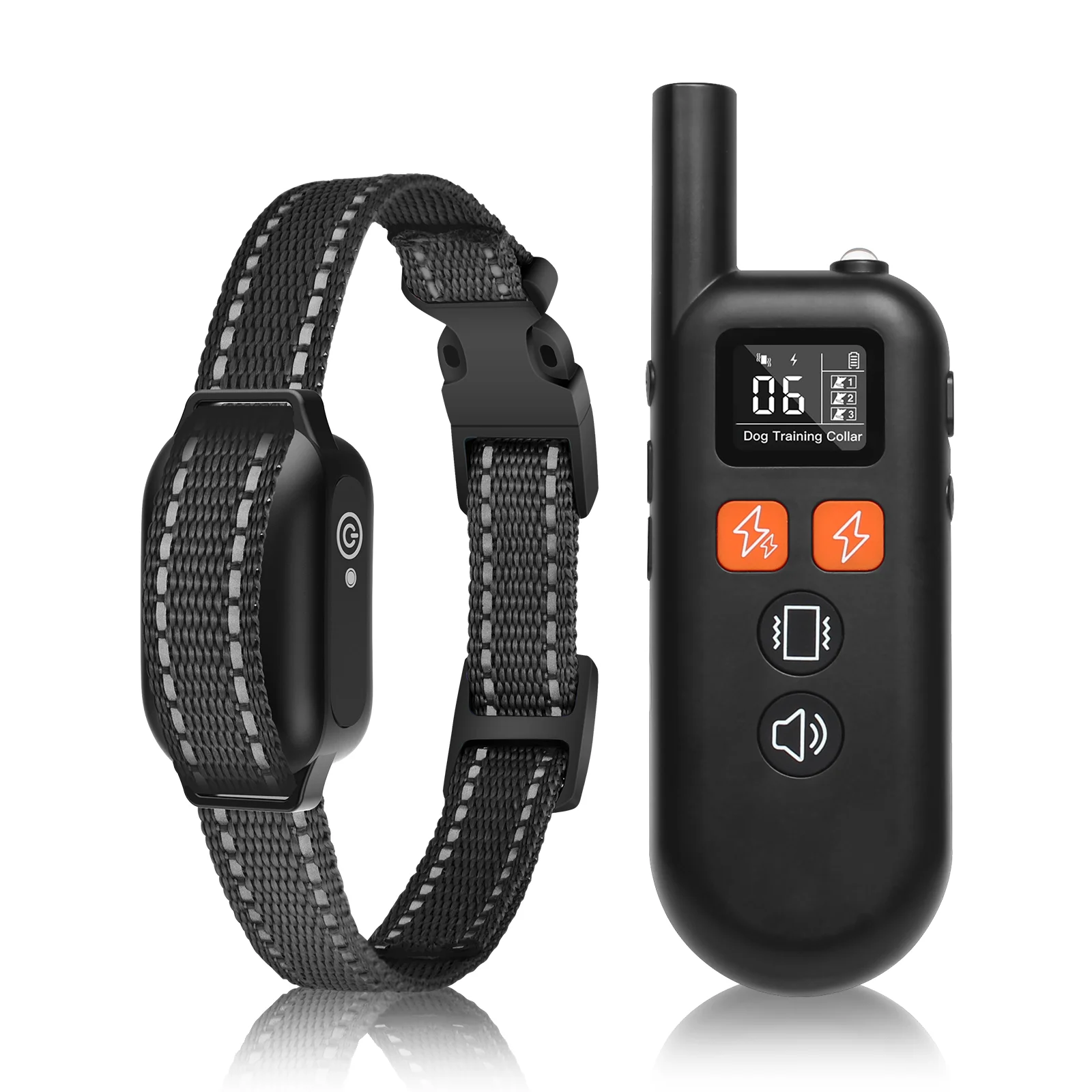 Dog training collar New 1-kilometer remote control anti-barking device waterproof rechargeable 1005010043416208