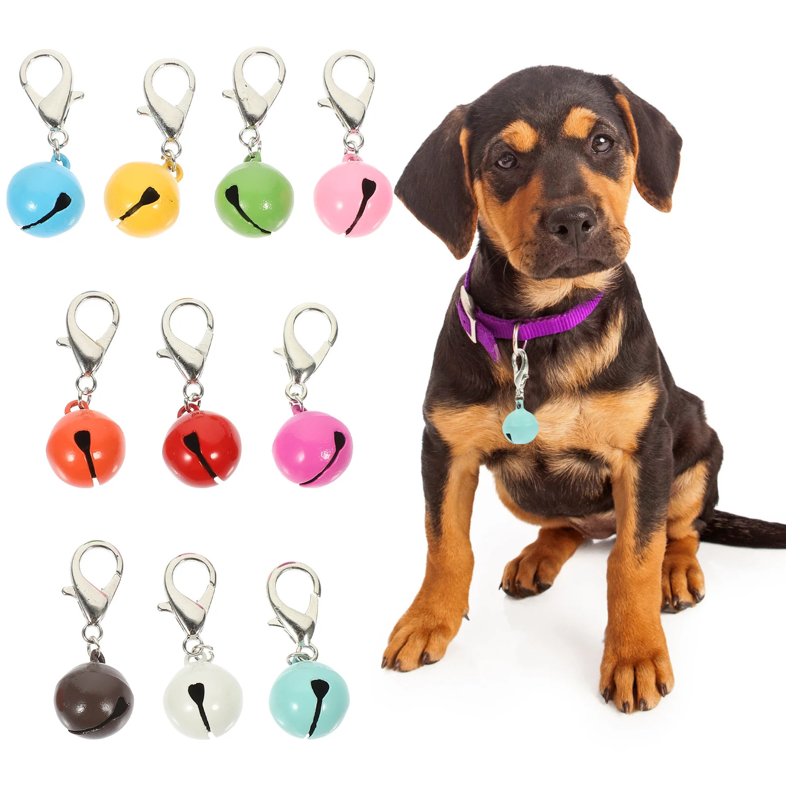 10pcs Cat Dog Collar Bells Decorative Metal Pet Collar Bells For Kitten Puppy Wear-Resistant 1005010049081604