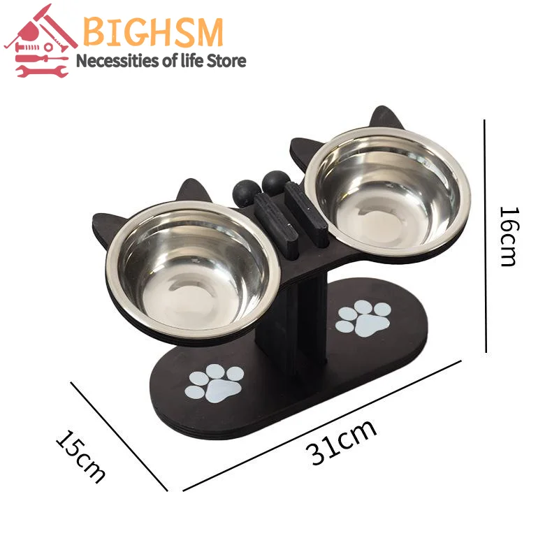 Cat Bowls Elevated Dish Pet Food Bowls For Food And Water Kitten Indoor Cats Cat Bowls With Stand 1005010051946796