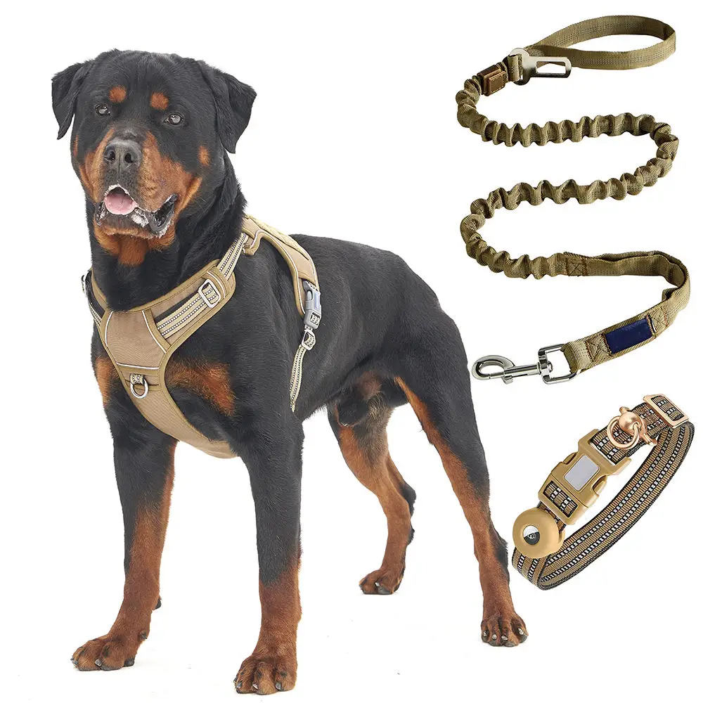 Tactical Dog Harness Set: Multi-Functional Training Leash & Collar Combo for K9 1005010052677586