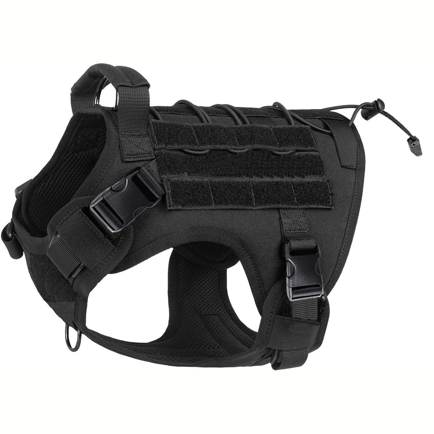 Dog Harness, Tactical Dog Harness with Handle, No-Pull Service Dog Vest with Hook & Loop Panels 1005010055087889
