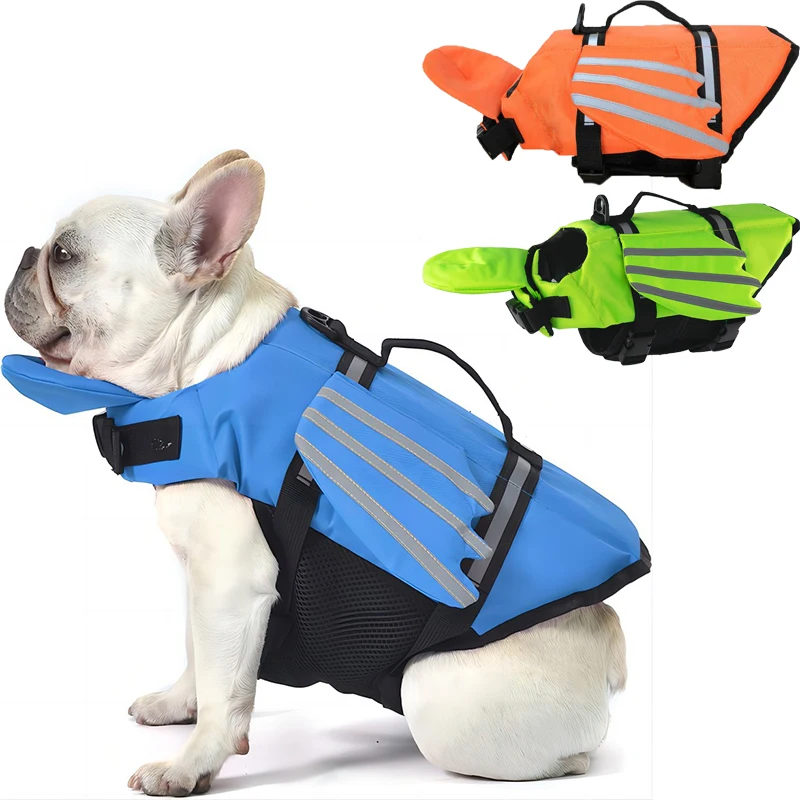 Dog Life Jacket Reflective Adjustable Summer Large Dogs Swimwear Safety Vest Surfing Sailboat 1005010056425096