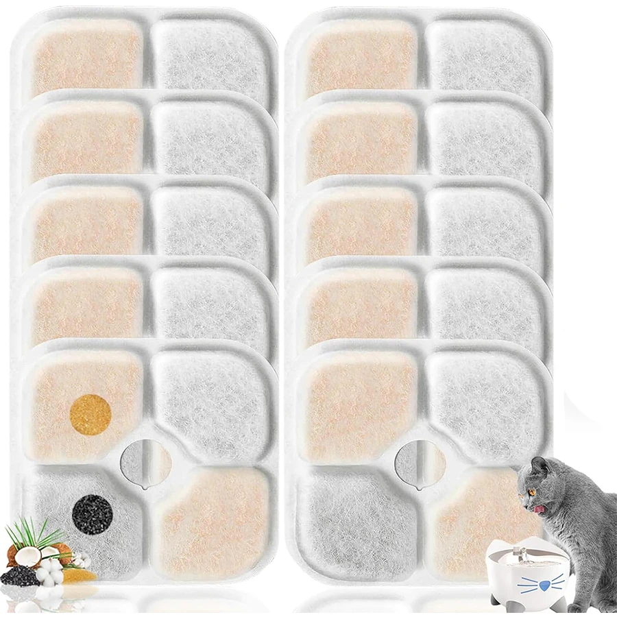 12Pcs Pet Fountain Filter for Cat Drinking Water Fountain 1005010071988280