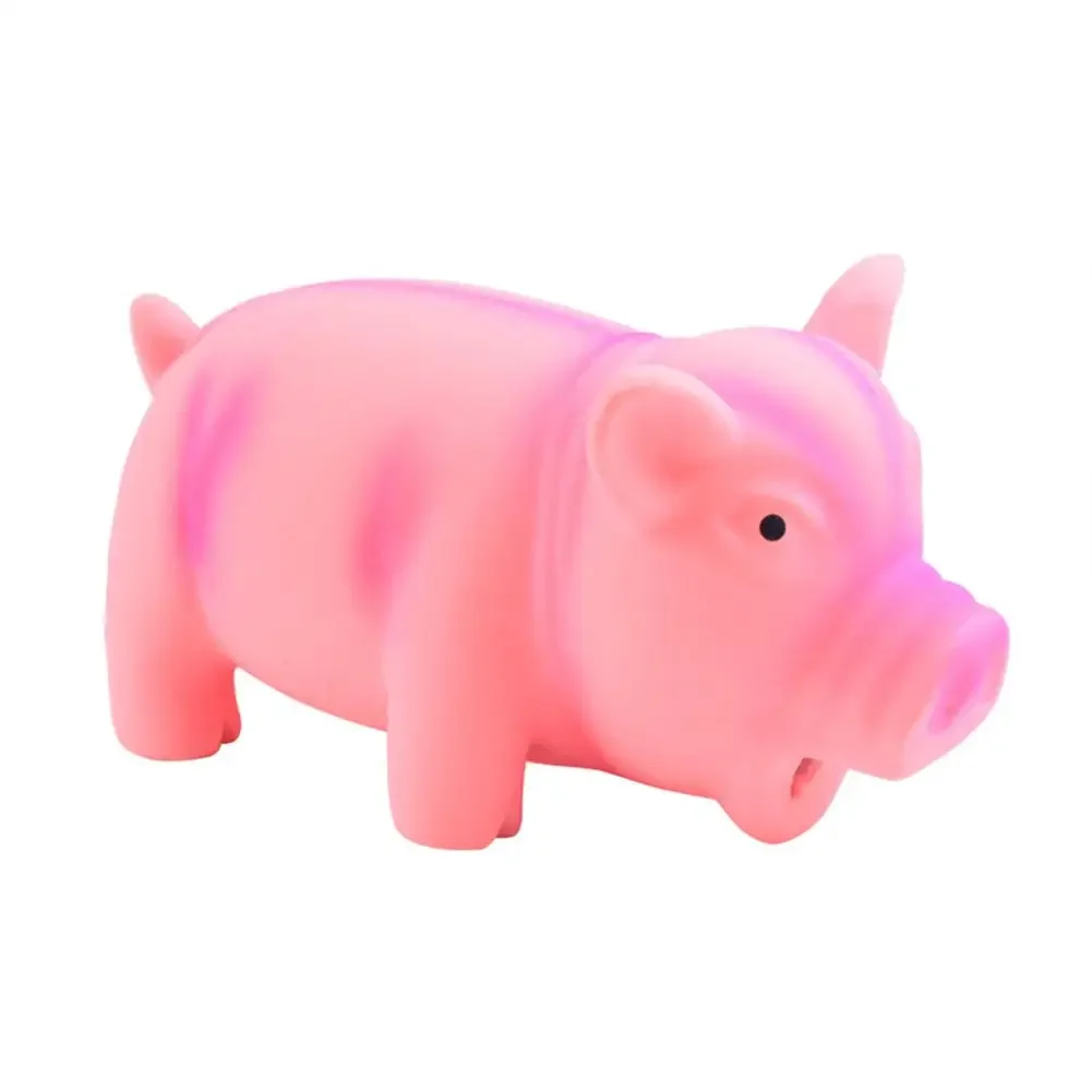 Pet Tooth Cleaning Products Latex Piggy Dog Toys Whistle Grunt Bite Resistance Chewing Squeak 1005010073675399