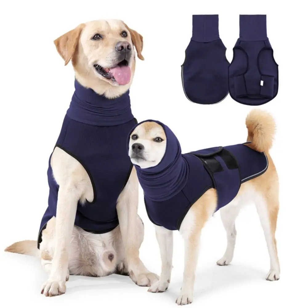 Practical Elastic Dog Anxiety Vest Reflective Windproof Dogs Calming Jacket Warm Soft Dog Rainy 1005010076395869