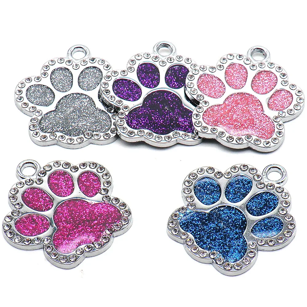 Personalized Dog and Cat Tag Carved Kitty Dog Pet ID Name Collar Tag Pendant Pet Accessories Claw 1005010079395451