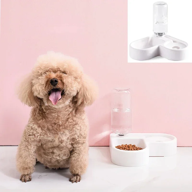 Dog Bowl Pet Automatic Feeder Dog Cat Drinking Bowl Feeding Dispenser Pet Supplies 1005010091514081