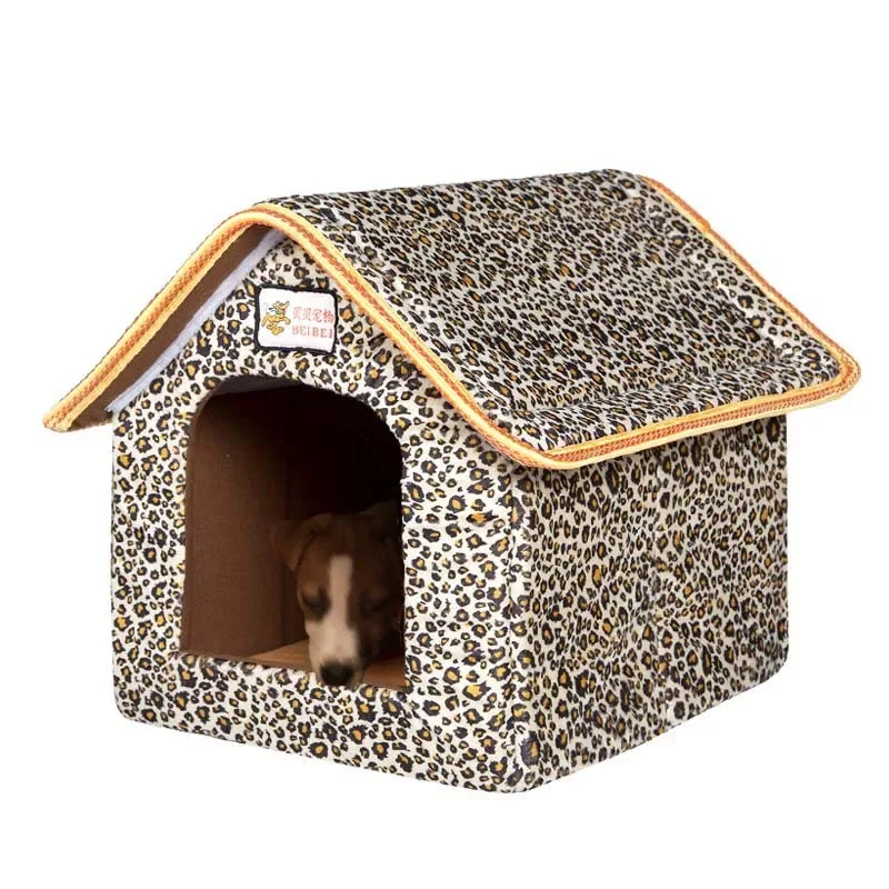 Pet House with Cushion Folding Bed Dog Sofa Cushion House Dog House Dog Cat Bed Suitable for Small 1005010102356255