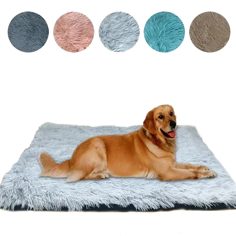 Winter Dog Bed Mat Soft Washable Fleece Pet Cushion House Warm Puppy Cat Sleeping Bed Blanket for 1005010106730464