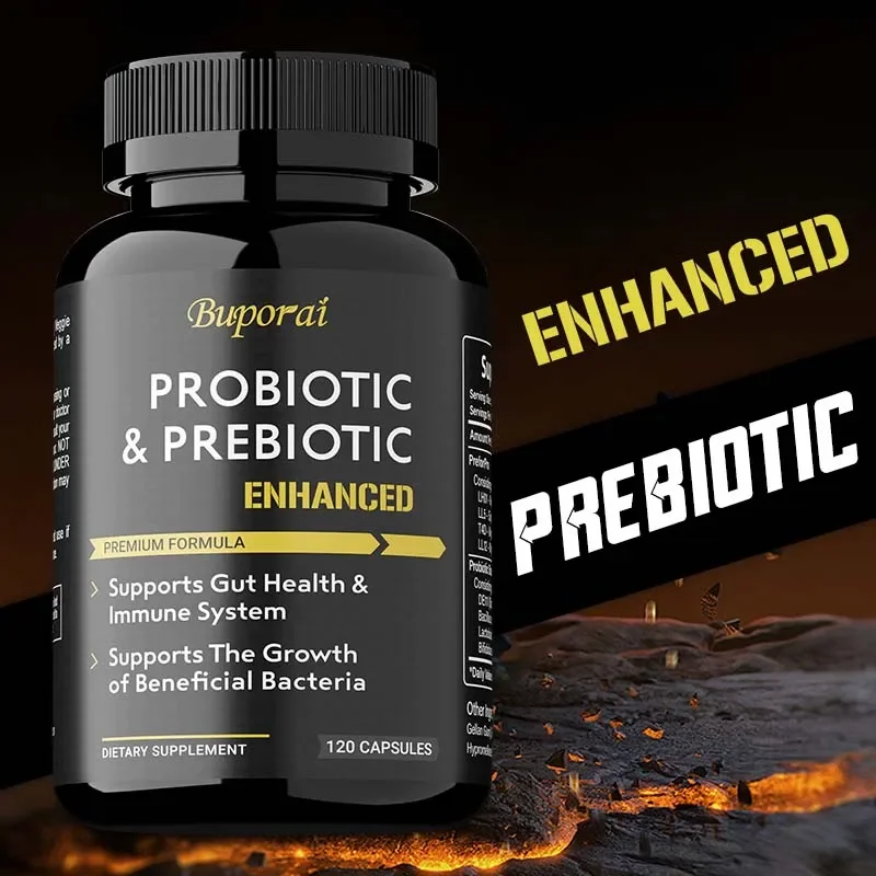 Probiotics & Prebiotics Capsules, Helps Balance Stomach Acid, Promote Healthy Intestinal Digestion 1005010106745167