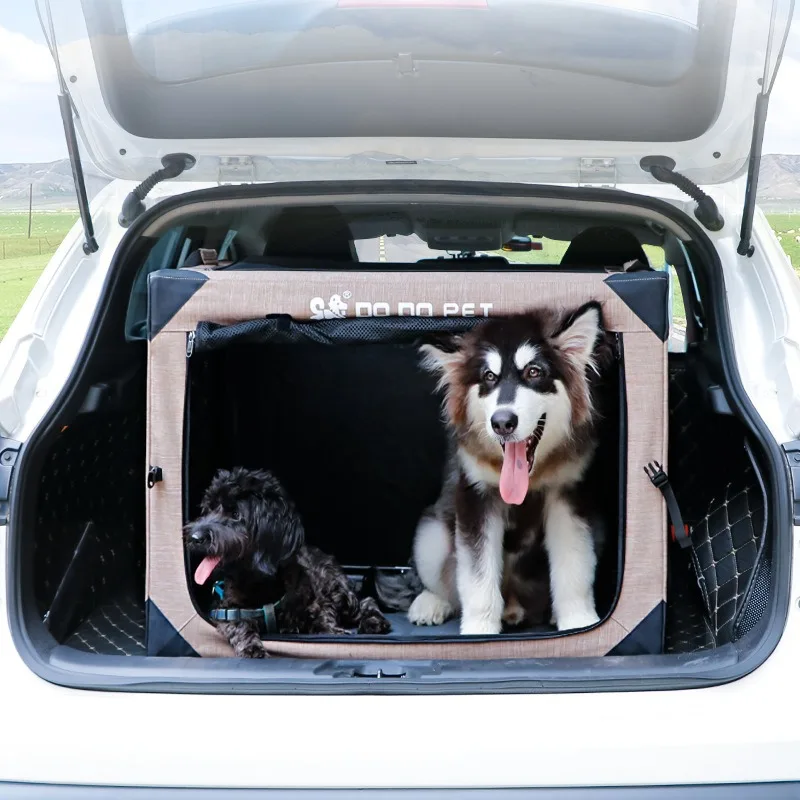 Dog Crate Travel Foldable Pet Crate for Puppy/Small Dog 18 Lbs Soft Cat Carrier Fit for Indoor 1005010109265317