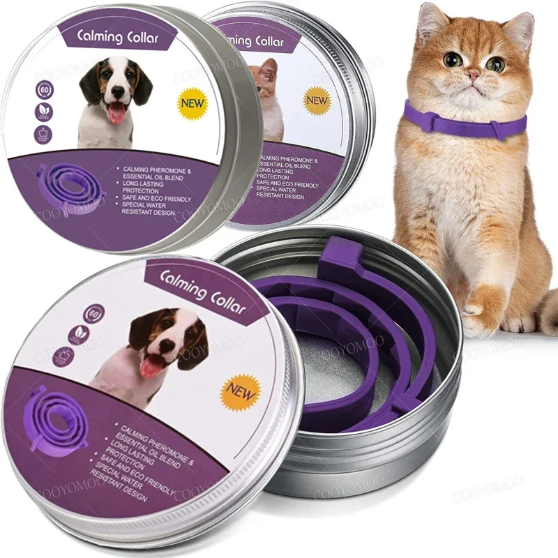 New Release Dog Calming Pheromone Collar Cat Relieve Anxiety Adjustable Comfortable Collar 1005010112318741