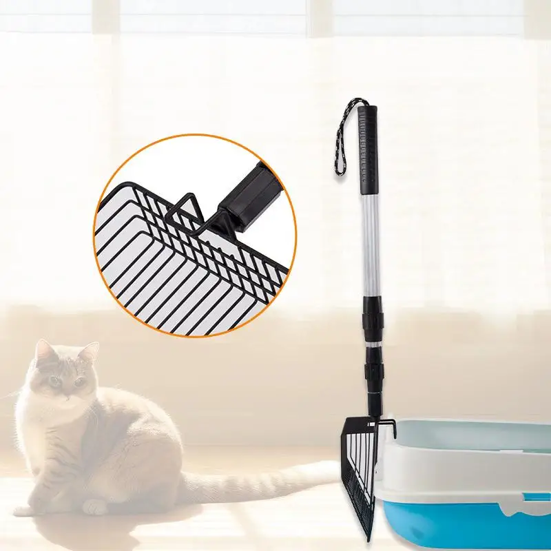 Chicken Coop Rake Retractable Cat Litter Scoop Poop Shovel for Garden Cleaning Pet Waste Debris 1005010113138810