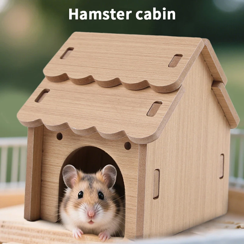 Pet Hamster Toys Wooden Bridge Seesaw Swing Toys Small Animal Activity Climb Toy DIY Hamster Cage 1005010128363180