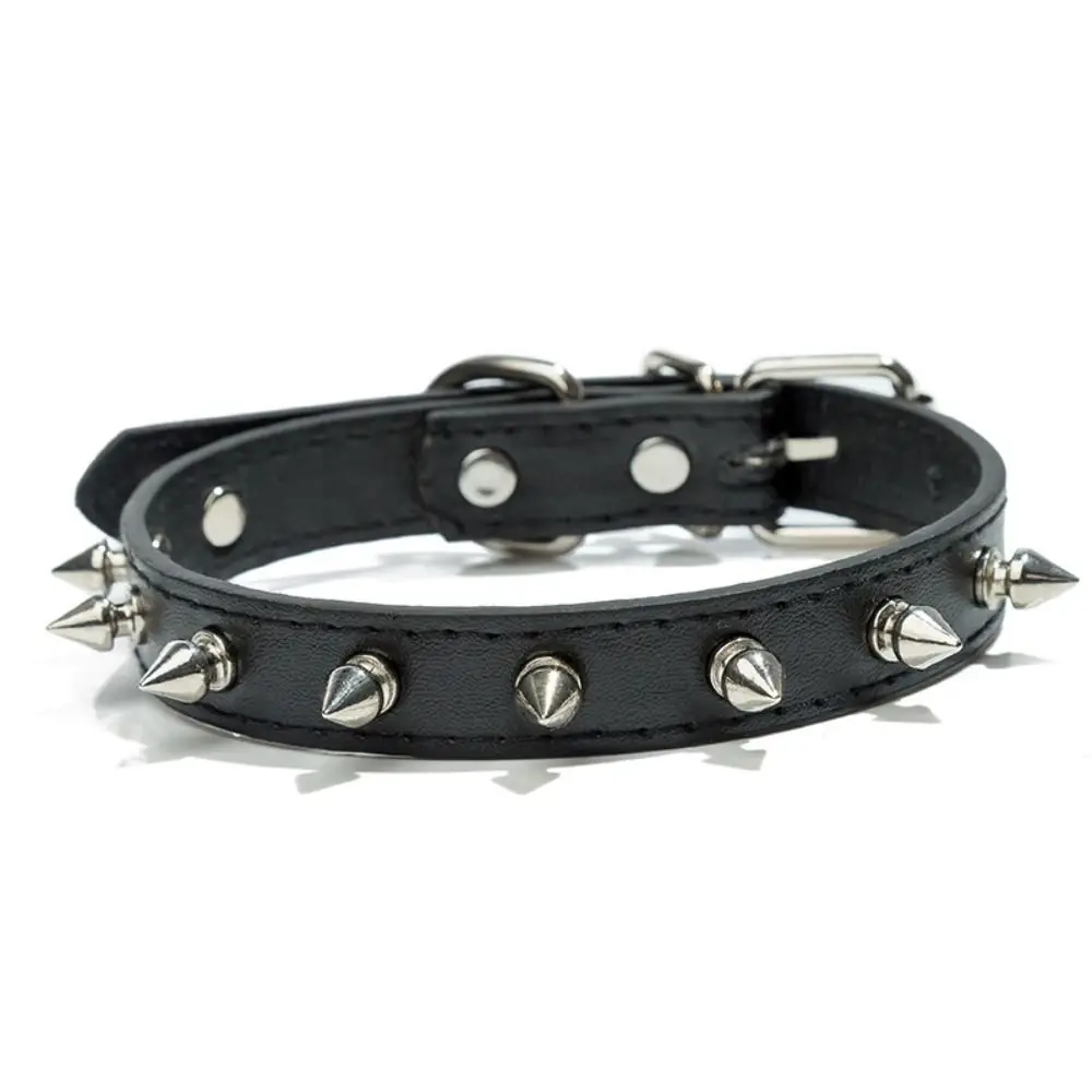 Pet Products Leather Cat Dog Collar Cool Colorful Pet Spiked Studded Collars Exquisite Adjustable 1005010128929092