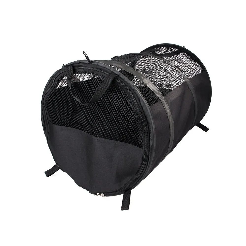 Foldable Pet Car Bag with Safety Belt Cylindrical Dog Car Seat Carrier Large Capacity Breathable 1005010129087176