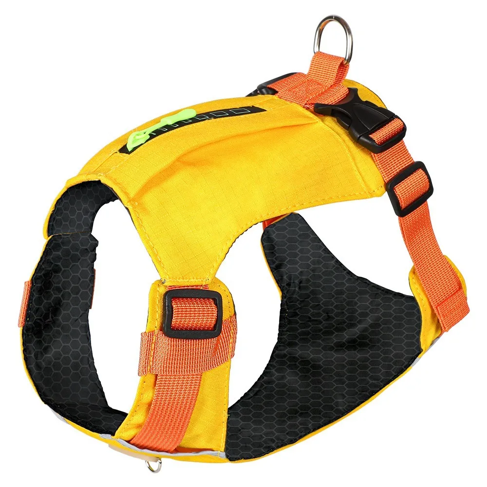 Breathable Dog Harness Adjustable with Zippered Pockets Pet Vest Reflective Wear-Resistant Chest 1005010132569718