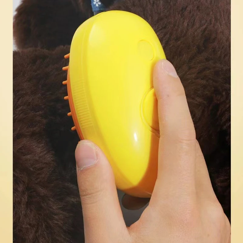 Pet spray mango massage comb cat and dog one-click spray anti-skies comb bath brush remove floating 1005010134815626