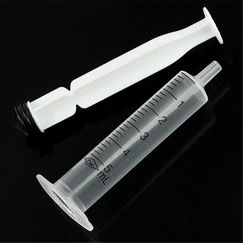 10pcs Disposable Plastic 5ml Injector Syringe No Needle for Lab Nutrient Measuring Small Pet Food 1005010139959477