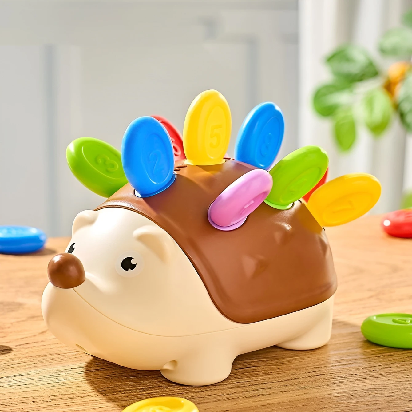 Children's Educational Puzzle Toy Featuring Stuffed Hedgehog 1005010143143766