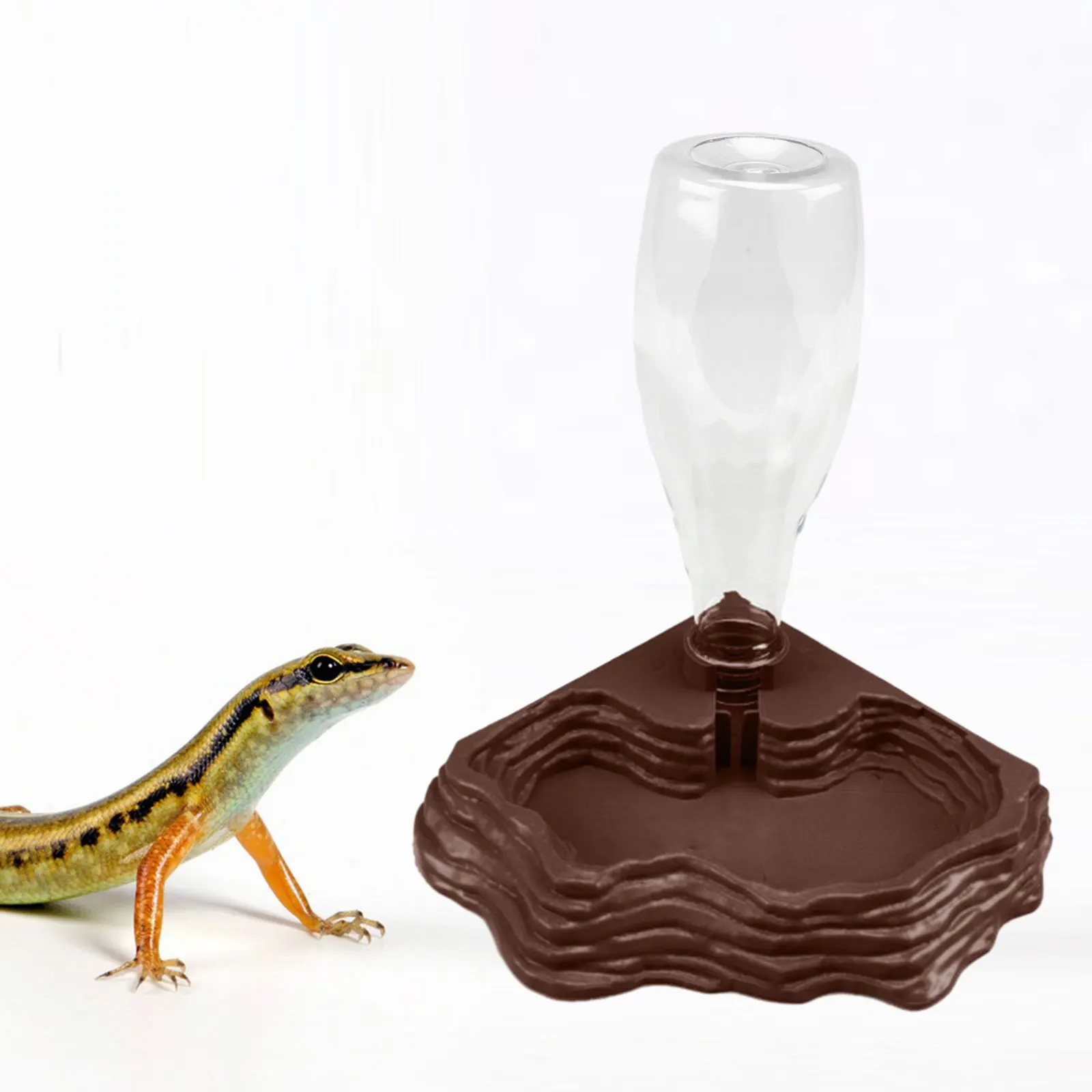 Automatic Water Dispenser Terrarium Tank Accessories Turtle Water Bowl Feeding Dish For Chameleon 1005010143418506