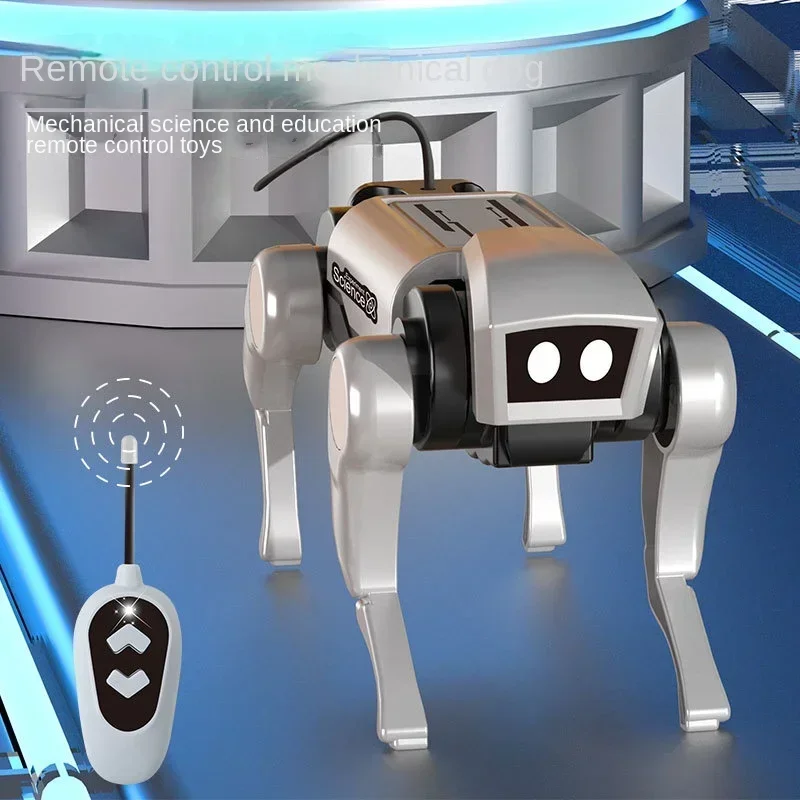 Rc Robot Children's Remote Control Mechanical Dog Toy Science Teaching Diy Assembling Model 1005010144923765