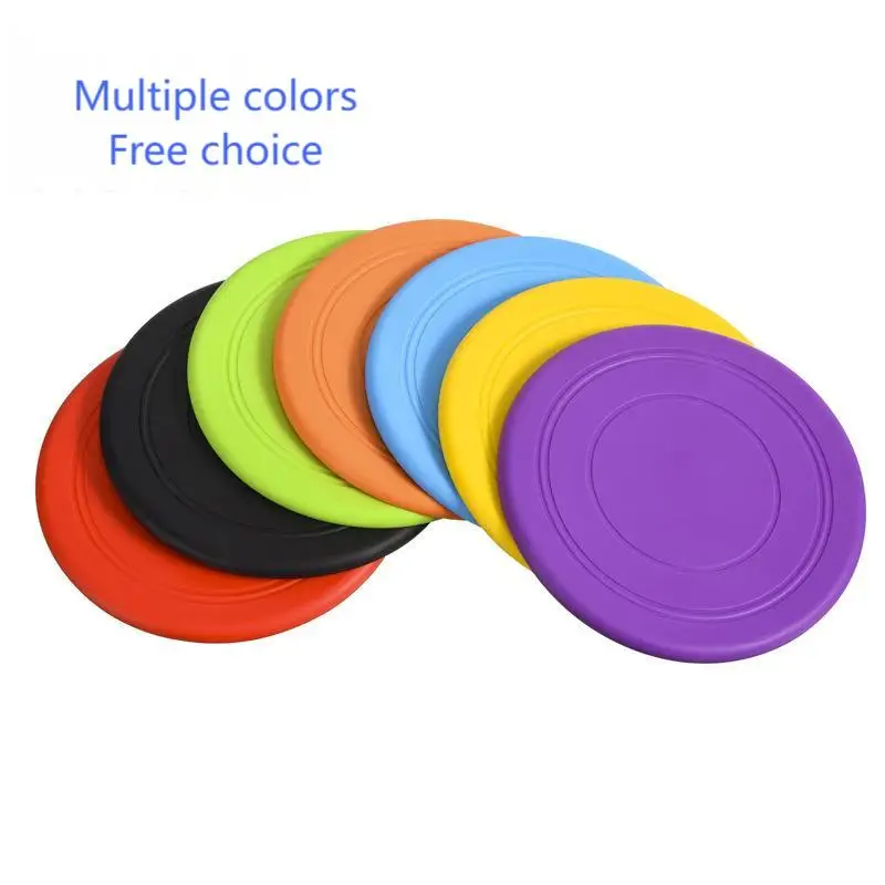 1pcs Funny Silicone Flying Saucer Dog Cat Toy Dog Game Flying Discs Resistant Chew Puppy Training 1005010146686514