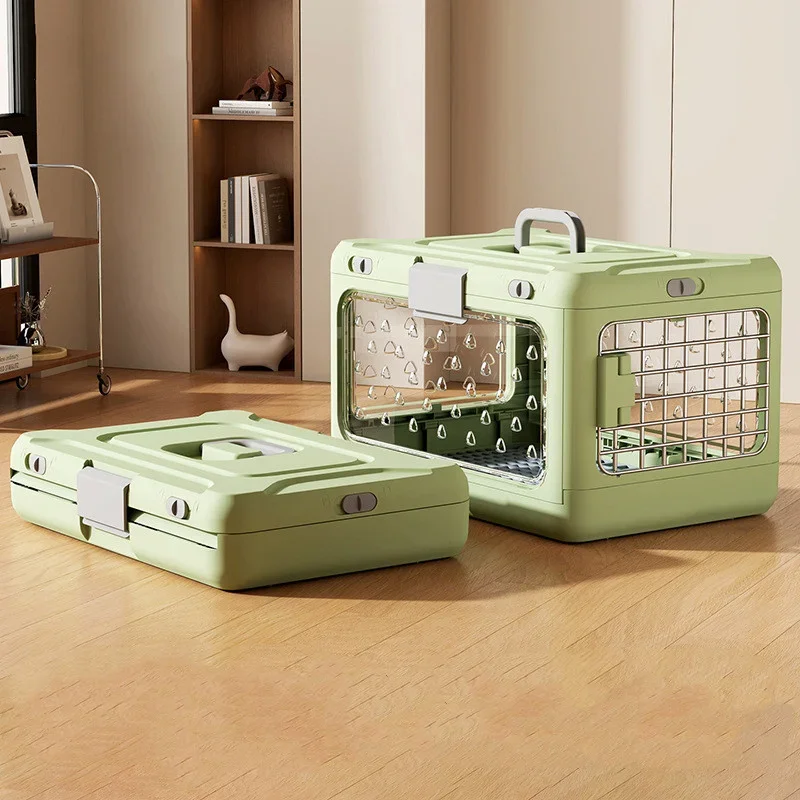 Pet Supplies Portable Pet Air Bag Folding Dog Suitcase Out Car Carrying Large Capacity Cat Checked 1005010151110168